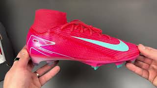 Nike Air Zoom Mercurial Superfly 10 Elite FG Mad Energy - Ember Glow/Aurora Green