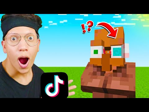 اغرب مودات ماين كرافت في التيك توك !! بوابة عين القروي!!