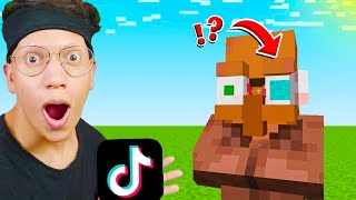 اغرب مودات ماين كرافت في التيك توك !! بوابة عين القروي!!