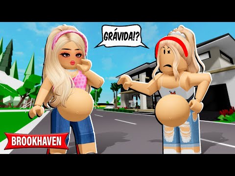 MINHA MÃE TEVE BEBÊ NO MESMO DIA QUE EU | Historinhas Brookhaven Roblox