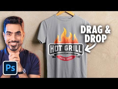 Create EASY Drag & Drop Mockup in Photoshop!