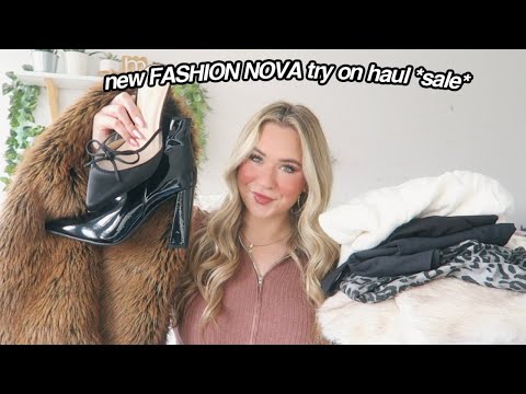 *new* winter FASHION NOVA try on clothing haul 2024!