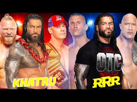 Roman Reigns Brock Lesnar John Cena Vs Team RRR WWE 2K25