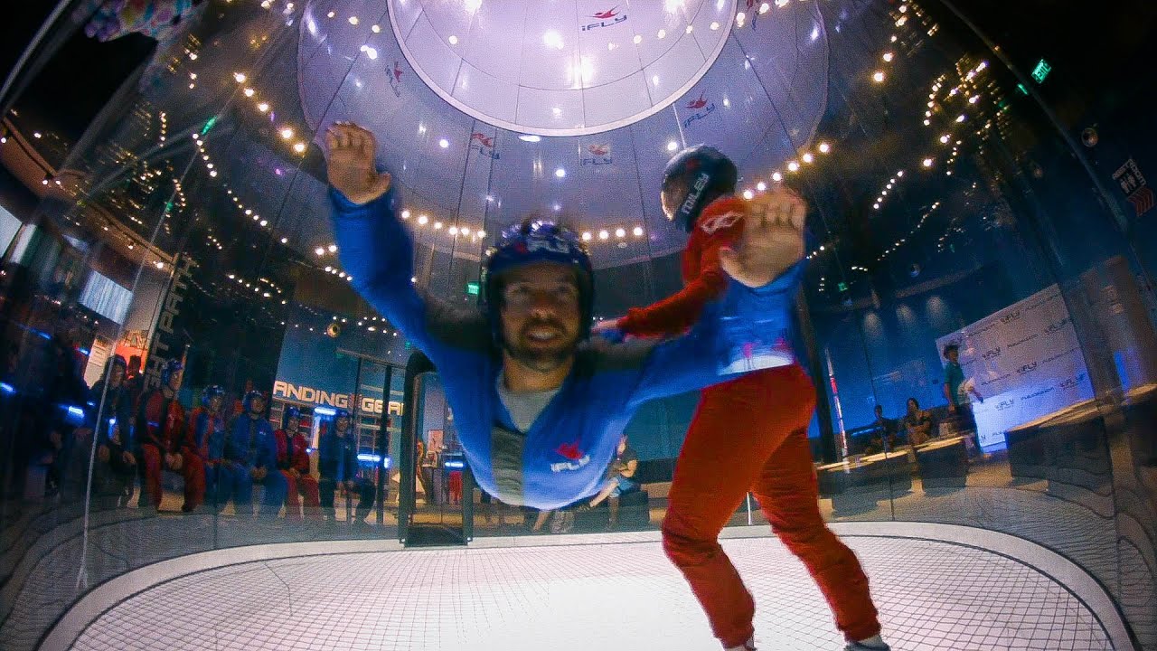 POOPED HIS PANTS INDOOR SKYDIVING