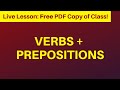 Verbs and Their Prepositions