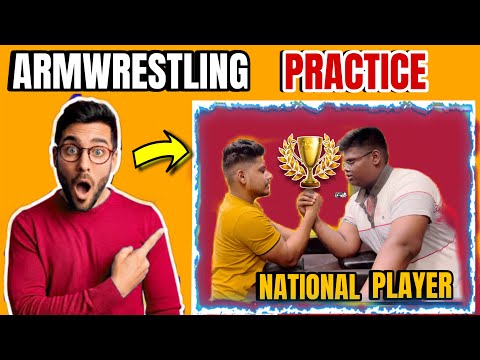 SUNDAY ARMWRESTLING PRACTICE WITH NATIONAL PLAYER ❤️‍🔥 ! // SACHIN FITS 👺