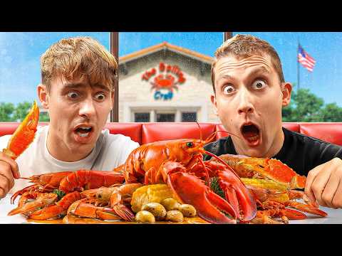 Two Brits Try a REAL Seafood Boil!