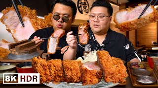ทงคัตสึชิ้นยักษ์เจ้าดังญี่ปุ่น กินหมูทอดเนื้อชมพูครั้งแรก! TONKATSU AOKI