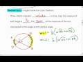 Circle Theorems and Angle Measures