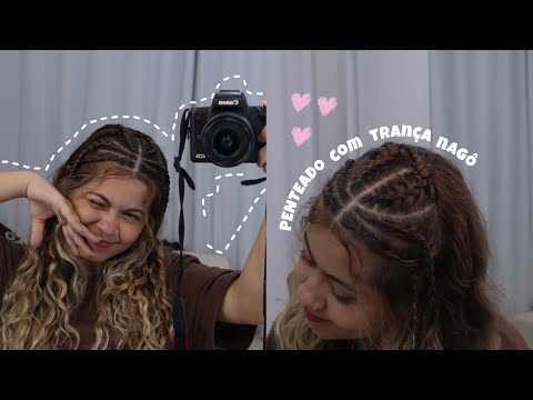 TUTORIAL DE PENTEADO COM TRANÇA NAGÔ 🫶🏻