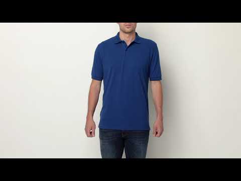 YouTube Russell Hardwearing Polycotton Polo Russell 9599M