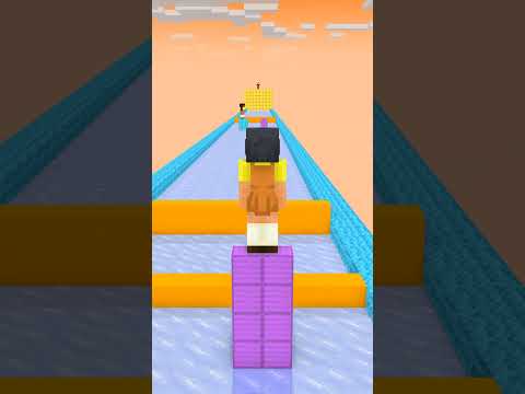 CUTE SQUIDGAME @Aphmau VS NOOB GIRL CARGO SKATE CHALLENGE WITH AARON #minecraft #shorts #squidgame