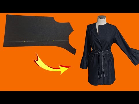 💥VERY EASY 💥Practical Coat Cutting and Sewing