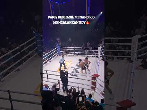 Detik-detik Paris Pernandes Tumbangkan Edy Boxing di HSS Bali!