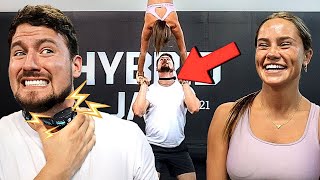 SHOCK COLLAR STUNTING CHALLENGE!! (bad idea)