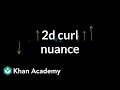 Understanding 2D Curl and Fluid Rotation