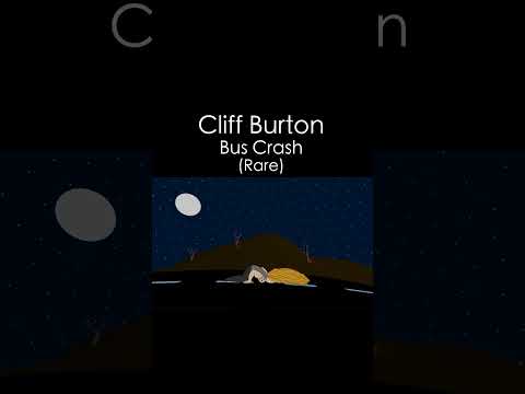 Cliff Burton bus crash (Rare)