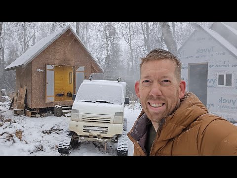 Rebuilding Off-Grid Cabin at our Abandoned Homestead (prepping for Alaska's winter)