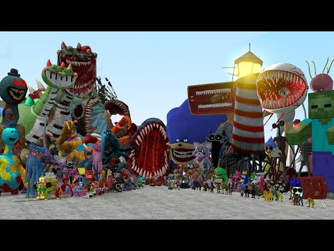 ALL POPPY PLAYTIME CHAPTERS 1-4 VS ALL MONSTERS In Garry's Mod!