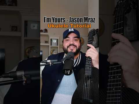 EASY Ukulele Tutorial for I'M YOURS by Jason Mraz #shorts