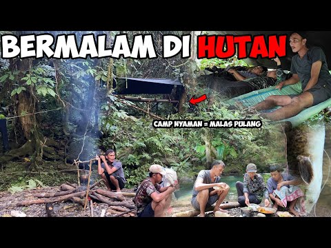 Camp Baru Jang Berpetualang Mencari Ikan Bermalam Di Hutan Rimba Tidurnya Senyaman Ini