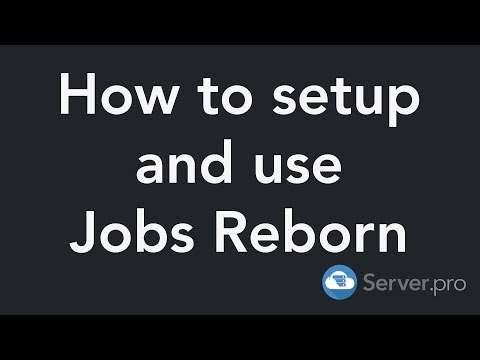 Как настроить jobs reborn