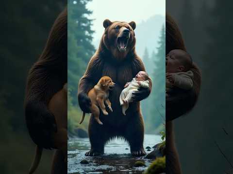 🐶 Dog Saves Baby from Giant Bear 🐻 | Hero Dog Rescue Story!