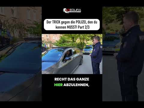 SO blockst du eine POLIZEIKONTROLLE richtig!  #auto #automobile #strassenumfragen #unternehmer #auto