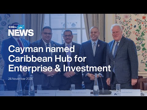 YouTube video thumbnail: Cayman Named Caribbean Hub for Enterprise & Investment