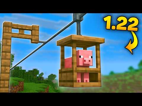 Funkční LANOVKA v Survival Minecraftu 1.22❗