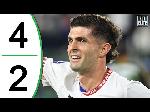 USA vs Jamaica 4-2 Extended Highlights & Goals 2024