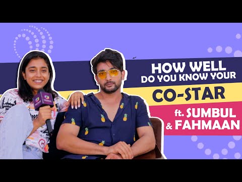 How Well Do You Know Each Other Ft. Fahmaan Khan & Sumbul Touqeer