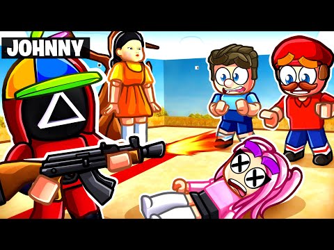 Johnny Cheated Using OWNER ADMIN in ROBLOX SQUID GAME!