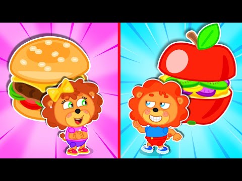 Liam Family USA | Fruit burgers | Family Kids Cartoons