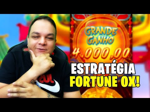 A MELHOR ESTRATÉGIA PARA SUBIR A BANCA NO FORTUNE OX! BUG DO FORTUNE OX?