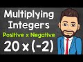 Multiplying Positive and Negative Integers