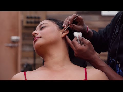 Master Cracker Relaxing Ear Cleaning and Massage | Indian Massage