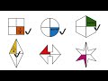 Dividing Shapes into Quarters
