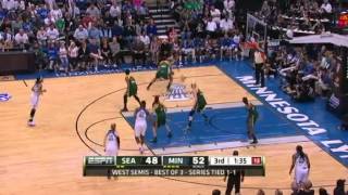 Storm @ Minnesota Lynx  - Game 3 Highlights (Oct 2, 2012)