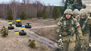 Ukrainian DRONES & GROUND ROBOTS Face Russian Soldiers in Trench Alone - Then This Happened...
