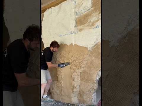Artificial Stone Process With Concrete #construction #piedraartificial #artificialstone #design