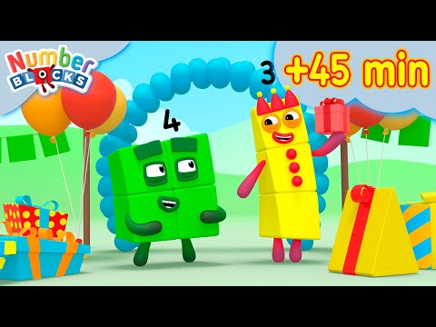 Canciones para la vuelta al cole! 🎶 | 123 Aprende a contar para niños | Numberblocks en Español