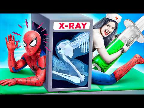 Vampire Hospital For Superheroes / What If Gadgets Were People! / How To Save Squid Game Doll