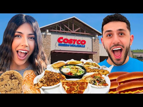 Eating EVERYTHING Off The Costco Food Court Menu