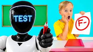 Vlad und Niki – Lustige Geschichte über einen neuen Roboter-Lehrer