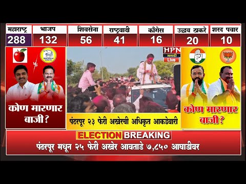 Maharashtra Vidhan Sabha Result 2024 Live : महाराष्ट्र विधानसभा निवडणुक निकाल लाईव्ह । Hpn Marathi