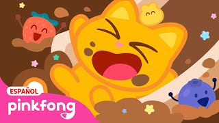 🍫Fuente de Chocolate｜¿Dónde es Aquí?｜Bailemos con Ninimo | Canciones Pop Latino｜Pinkfong en español