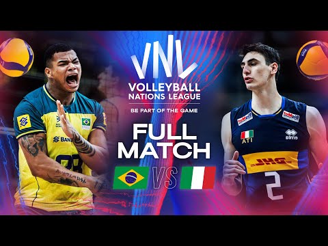 Brazil 🇧🇷 Vs. Italy 🇮🇹 - 2024 VNL | Full Match - Week 1