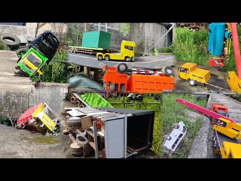 Komplikasi Kecelakaan Truk Masuk Jurang Versi miniatur truk