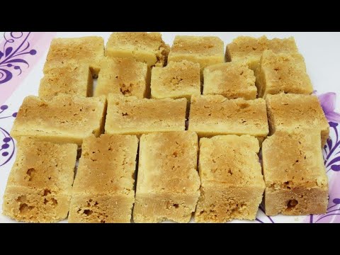 सिर्फ 1 कप बेसन से बनाए 1 किलो जालीदार स्वादिष्ट हलवाई स्टाइल मैसूर पाक / Mysore Pak Recipe